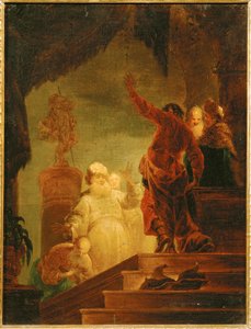 Szent Pál Athénban alkotó: Januarius Zick