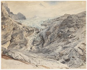 Rosenlaui Gletscher alkotó: Janus La Cour