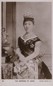 Shoken császárné, Meiji japán császár felesége (f/w fotó)