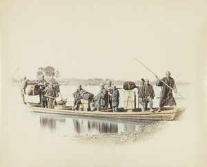 Komp, Japán (kézzel színezett fekete-fehér fotó) alkotó: Japanese Photographer