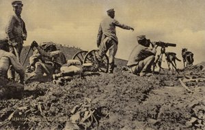 Japán tisztek a Liaoyang-i csatában alkotó: Japanese Photographer