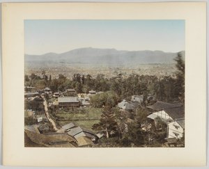 Kiotó, Japán (kézzel színezett fekete-fehér fotó) alkotó: Japanese Photographer
