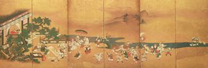 Kínai gyerekek játszanak, Edo-korszak alkotó: Japanese School