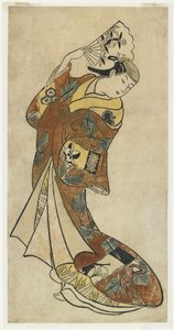 Fujimura Handday? II egy táncjelenetben, 1720-as évek alkotó: Japanese School