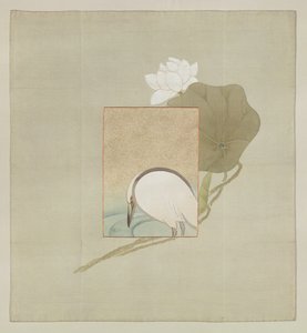 Ajándékborító, Meiji-korszak (1868-1912) (festett selyem, hímzett szálakkal) alkotó: Japanese School