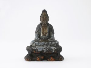 Háttámla képe Kan-on, Ito, Itofu, Edo Perio d vagy Meiji Ella (Cerami c) alkotó: Japanese School