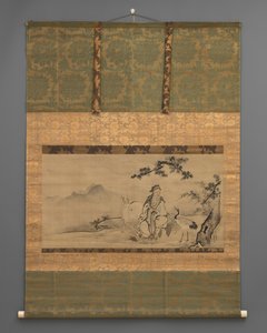 Jurojin és Szarvas alkotó: Japanese School