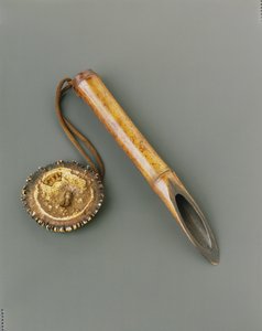 Rizsvizsgáló (kome sashi), 18. század vége (bambusz és csont) alkotó: Japanese School