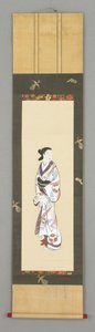 Álló nőalak, 1800 körül alkotó: Japanese School