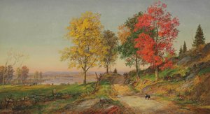 Greenwood Lake alkotó: Jasper Francis Cropsey