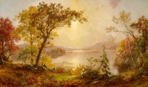 Greenwood Lake, Ősz a Hudsonon alkotó: Jasper Francis Cropsey