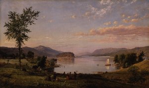 Greenwood Lake, New Jersey, 1866 alkotó: Jasper Francis Cropsey
