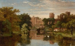 Warwick-kastély, Anglia alkotó: Jasper Francis Cropsey