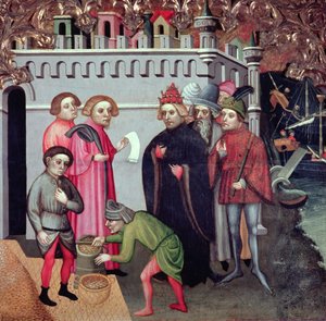 A búza szaporítása, a Bari Szent Miklós oltárképről alkotó: Jaume Cabrera