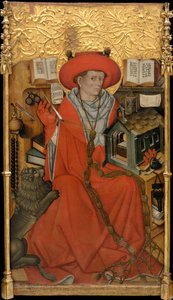 Szent Jeromos tanulmányában alkotó: Jaume Ferrer