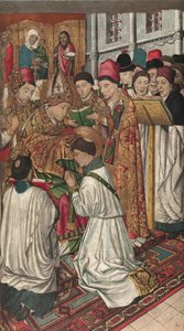 Szent Vince felszentelése Szent Valerius által alkotó: Jaume Huguet