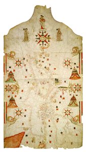 A Földközi-tenger és a Fekete-tenger térképe, 1563 alkotó: Jaume Olives