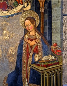 Az örömhírdetés,1457 (tempera, fa) alkotó: Jaume the elder Ferrer