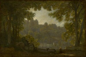Erdőtáj alkotó: Jean-Baptiste-Camille Corot