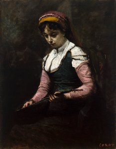 Lány mandolinnal
