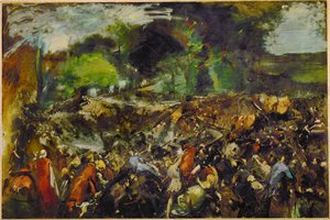 II. Sándor cár meggyilkolásának kísérlete Berezowskitól (olaj, vászon)