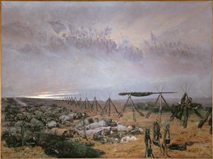 Az álom (festmény vászonra) alkotó: Jean-Baptiste Edouard Detaille