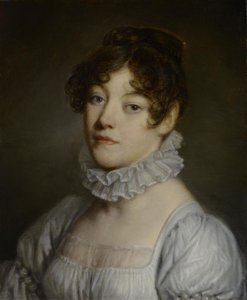 Egy fiatal nő portréja alkotó: Jean-Baptiste Greuze