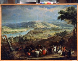Namur ostroma 1692-ben (The Siege of Namur 1692-ben). XIV. Lajos és Vauban város ostroma 1692. május 29-től június 30-ig. Jean-Baptiste Martin festménye (Jean Baptiste Martin