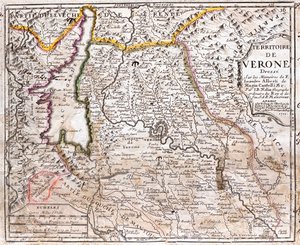 Lombardia délkeleti része, Trentino-Alto Adige déli része, Veneto délnyugati része, , Olaszország