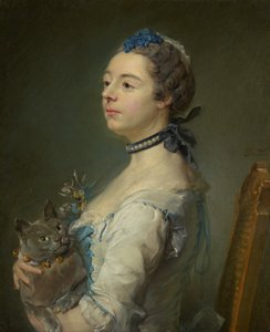 Magdaleine Pinceloup de la Grange, született de Parseval alkotó: Jean-Baptiste Perronneau