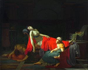 Kleopátra halála alkotó: Jean-Baptiste Regnault