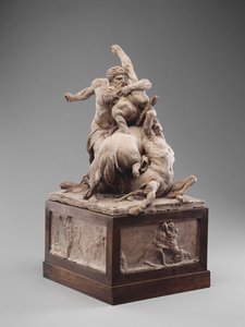 Herkules harcban két kentaurral, 1785 körül (terrakotta) alkotó: Jean-Baptiste Stouf