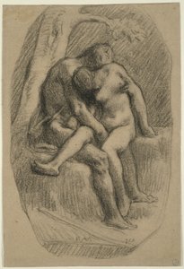 A szerelmesek alkotó: Jean-Francois Millet