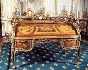 XV. Lajos stílusa: A király hivatala (fotó) alkotó: Jean-Henri Riesener