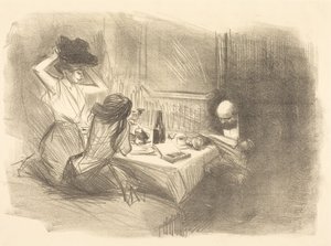 A magánszoba (ötödik tábla)