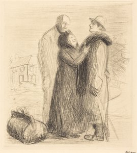 A tékozló fiú távozása (1. táblakép, függőleges) (The Departure of the Prodigal Son) (first plate, vertical)
