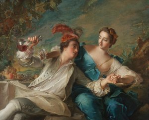 A szerelmesek alkotó: Jean-Marc Nattier
