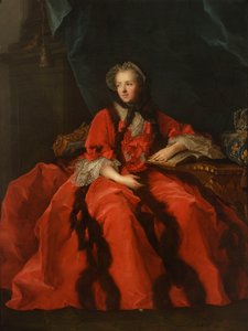 Leszczyńska Mária királyné portréja alkotó: Jean-Marc Nattier