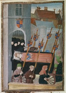 Jean Froissart, Chronicles (a "Harley Froissart") Írta: Froissart, Jean. II. Richárd temetése, Lipcse; stuttgart