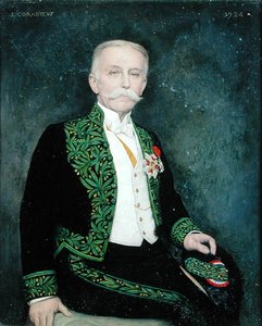 René Bazin (1853-1932) portréja 1924 (olaj, vászon) alkotó: Jean Alexandre Coraboeuf