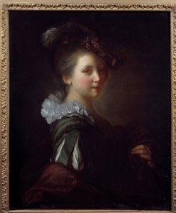 Jean Alexis Grimou (1680-1740) női portréja 18. századi Toulouse, Musee des Augustins