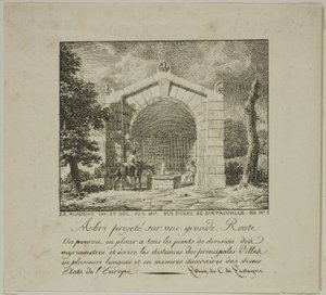 Autópálya menti menedékprojekt alkotó: Jean Antoine Alavoine
