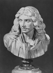 Jean-Baptiste Poquelin, Moliere néven ismert mellszobra, 1781 (terrakotta)