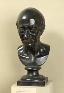 Voltaire (1694-1778) mellszobra 1778 (bronz)