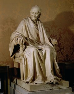 Francois-Marie Arouet Voltaire (1694-1778) 1781 (márvány)