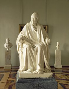 Francois Marie Arouet Voltaire (1694-1778) 1781 (márvány)