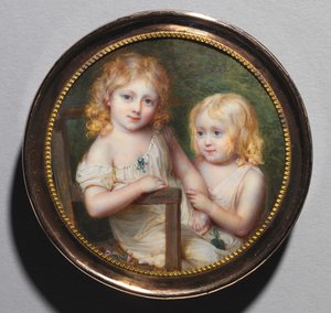 A művészek portréja, Emma és Paul gyerekek, c. 1795.
