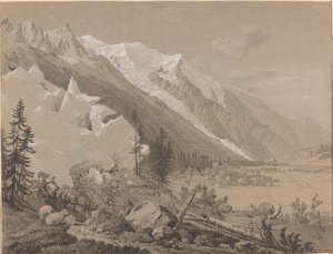 Kilátás a Mont Blanc-ra