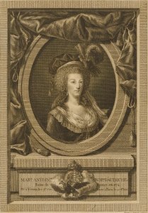 Marie Antoinette, Ausztria hercegnője alkotó: Jean Antoine Pierron