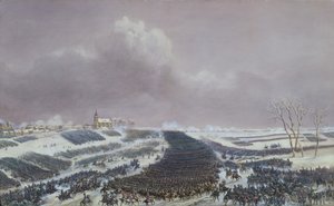 Az eilaui csata, 1807. február 8. (akvarell, papír)